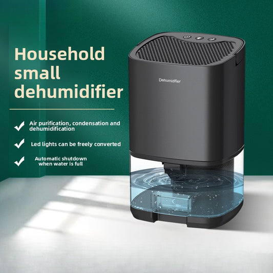 Mini silent dehumidifier | Small household bedroom dehumidifier | Portable moisture-proof dehumidifier