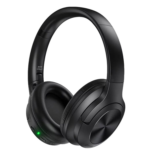 EchoNova Headphones front view with sleek black finish