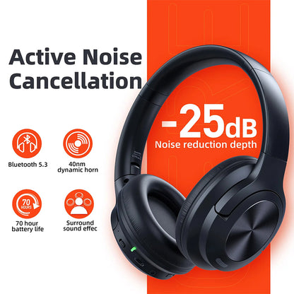 Side profile of EchoNova wireless headphones