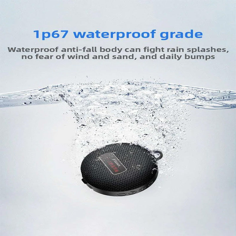 PedalBeats Bike Speaker showing waterproof IPX rating