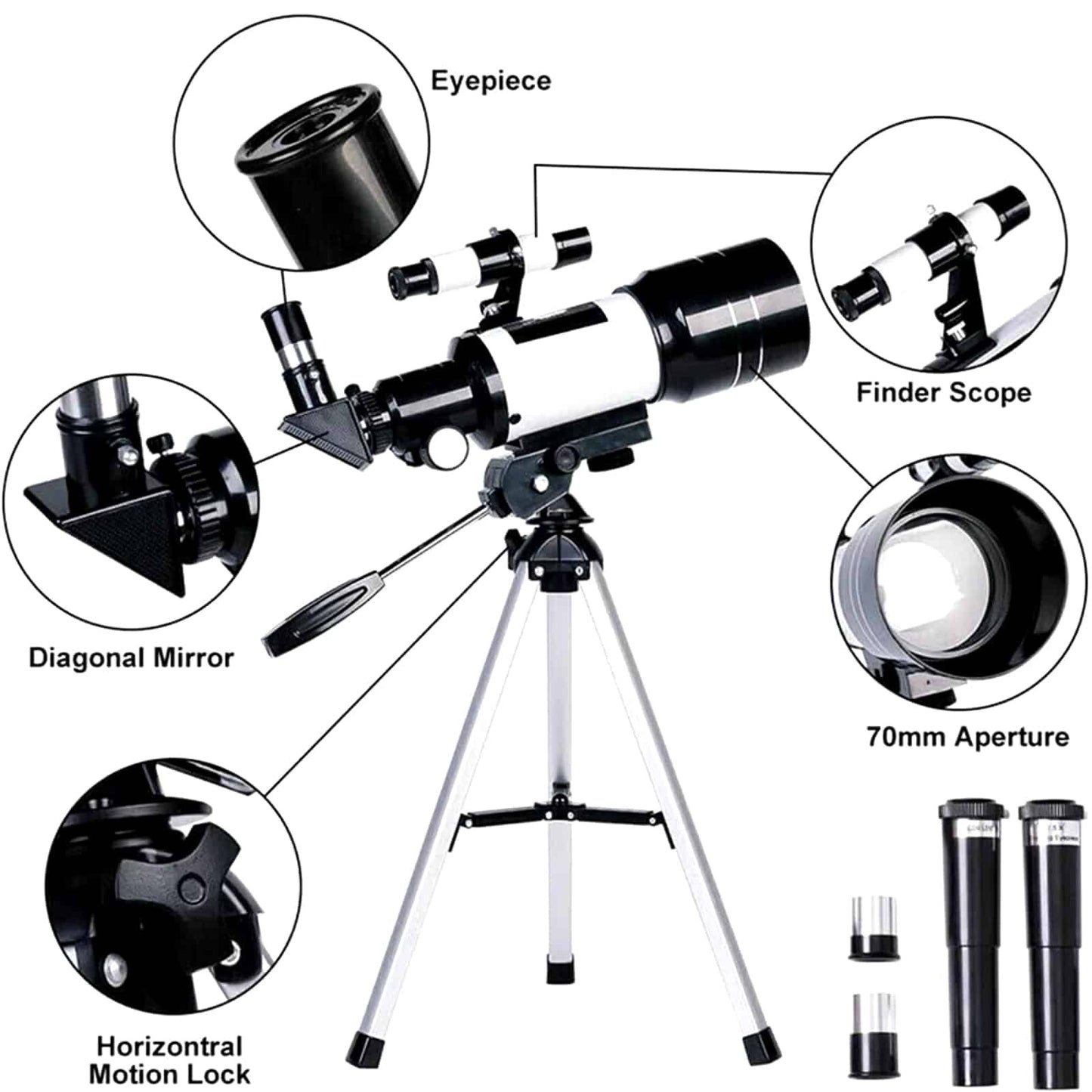 StarVista Optics telescope compact and easy to carry