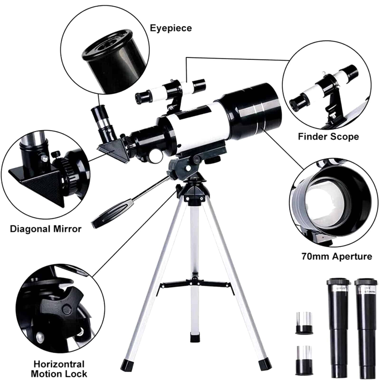 StarVista Optics telescope compact and easy to carry