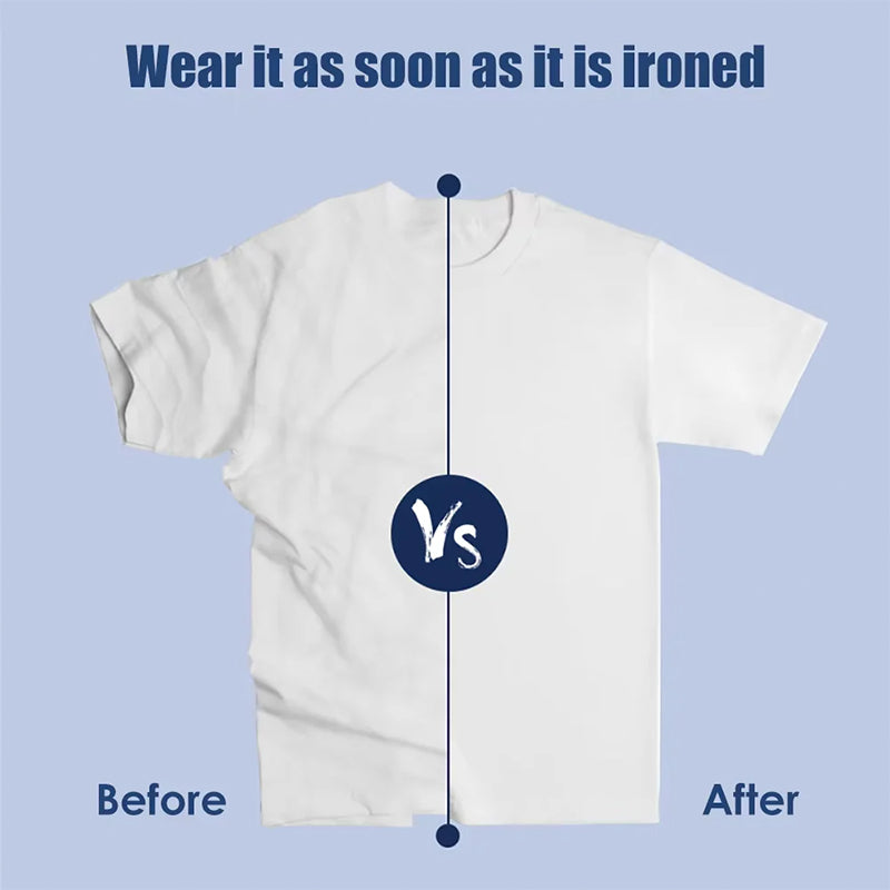 SteamVerve effectively removes wrinkles on fabric