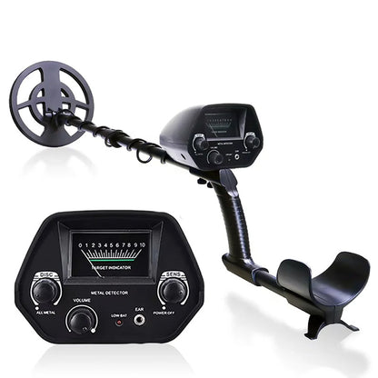 Waterproof search coil of TreasureX Metal Detector in use
